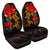 Hawaii Turtle Hibiscus Polynesian Car Set Cover - Adela Style - AH Universal Fit Black - Polynesian Pride