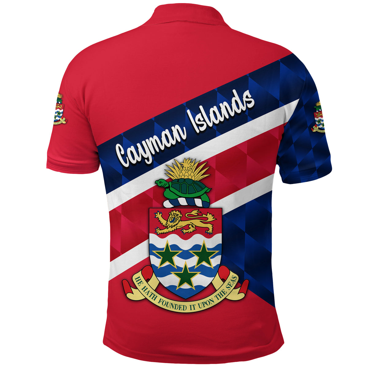 Cayman Islands Polo Shirt Coat Of Arms Independence Anniversary Sporty Style LT8 - Polynesian Pride