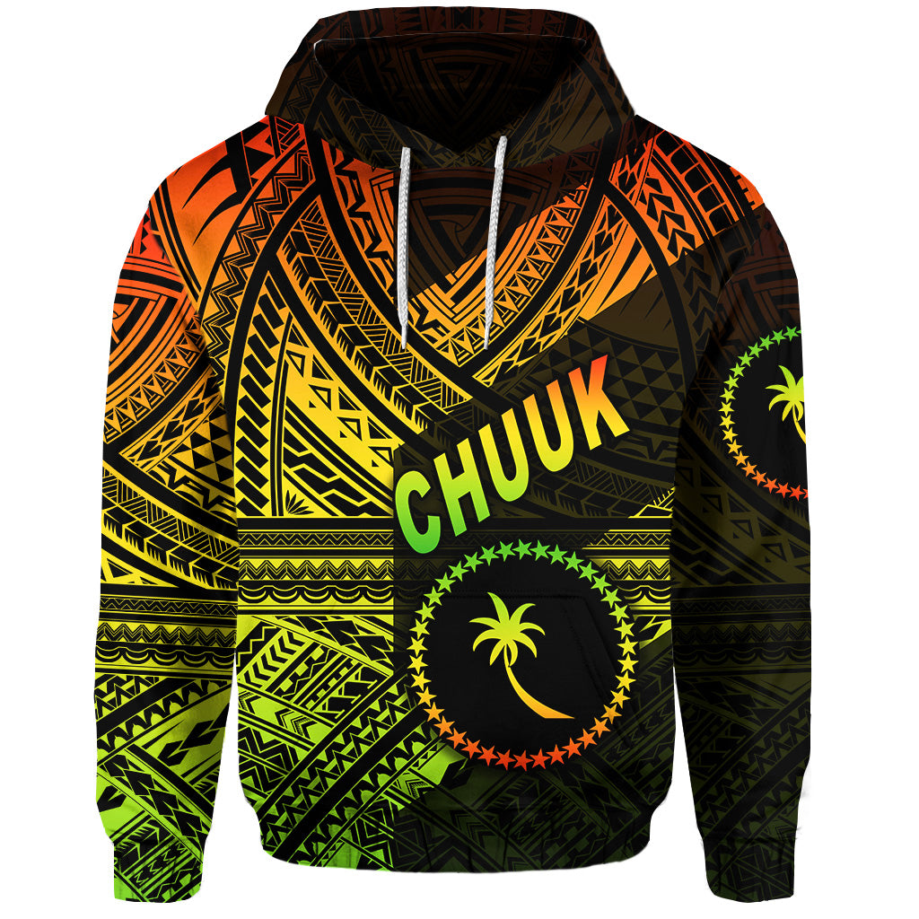 Custom FSM Chuuk Hoodie Original Style Reggae LT8 - Polynesian Pride