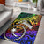 Chuuk Area Rug - Rainbow Polynesian Pattern Rainbow - Polynesian Pride