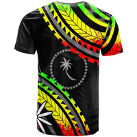 Chuuk T Shirt Palm Leaf Reggae - Polynesian Pride