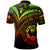 Northern Mariana Islands Polo Shirt Reggae Color Cross Style - Polynesian Pride