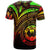 Northern Mariana Islands T Shirt Reggae Color Cross Style - Polynesian Pride