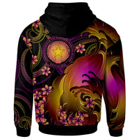 CNMI Custom Zip up Hoodie CNMI in wave - Polynesian Pride