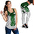 Combo Racerback Tank and Legging New Zealand Maori Rugby Pride Version - White - Polynesian Pride