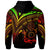 Cook Islands Zip Hoodie Reggae Color Cross Style - Polynesian Pride