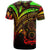 Cook Islands T Shirt Reggae Color Cross Style - Polynesian Pride