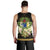 Cook Islands Men's Tank Top - Polynesian Gold Patterns Collection - Polynesian Pride