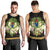 Cook Islands Men's Tank Top - Polynesian Gold Patterns Collection - Polynesian Pride