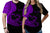 Custom Polynesian Valentine T Shirt Heart Tattoo Purple Style LT6 - Polynesian Pride