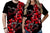 Polynesian Valentine T Shirt Hibiscus Flowers Red Style LT6 - Polynesian Pride