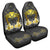 Hawaii Kanaka Dolphin Plumeria Polynesian Car Seat Covers - Bustling Style - AH Universal Fit Yellow - Polynesian Pride