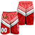 (Custom Personalised) Tonga Rugby Mate Ma'a Tonga Tapa Pattern Men Short - LT2 RED - Polynesian Pride