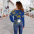 (Custom Personalised) Nauru Independence - The Way Of Water Women Off Shoulder Sweater - LT2 - Polynesian Pride