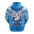 Custom Samoa Rugby Toa Samoa Blue Style Hoodie LT2 - Polynesian Pride