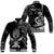 (Custom Personalised) Hawaii Ikaika Warrior Baseball Jacket - LT2 Unisex BLACK - Polynesian Pride