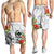 (Custom Personalised) Hawaii Hibiscus Kanaka Polynesia Men Short - LT2 WHITE - Polynesian Pride