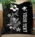 (Custom Personalised) Hawaii Hammerhead Shark Hibiscus Hawaii Pattern Quilt - LT2 BLACK - Polynesian Pride