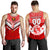 (Custom Personalised) Tonga Rugby Mate Ma'a Tonga Tapa Pattern Men Tank Top - LT2 RED - Polynesian Pride