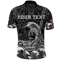Custom Hawaii King Kamehameha Aloha Hawaii Nei Polo Shirt LT2 BLACK - Polynesian Pride