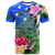 Custom South Sea Islanders Kanakas Hibiscus Polynesia T Shirt LT2 BLUE - Polynesian Pride