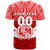 Custom Tonga Rugby Mate Maa Tonga Tapa Pattern T Shirt LT2 RED - Polynesian Pride