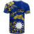 Custom Nauru Independence The Way of Water T Shirt LT2 - Polynesian Pride