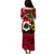 (Custom Personalised) Vanuatu Christmas - Joyeux Nol Santas God Yumi Puletasi Dress - LT2 Women PURPLE - Polynesian Pride