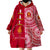 (Custom Personalised) Beulah Tonga College Tongan Ngatu Pattern Wearable Blanket Hoodie LT14 - Polynesian Pride