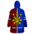 (Custom Personalised) Philippines Pilipinas Sun Mix Polynesian Pattern Wearable Blanket Hoodie LT14 - Polynesian Pride