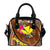 Hawaii Kanaka Maoli Personalised Shoulder Handbag - Polynesian Hook And Hibiscus - Polynesian Pride