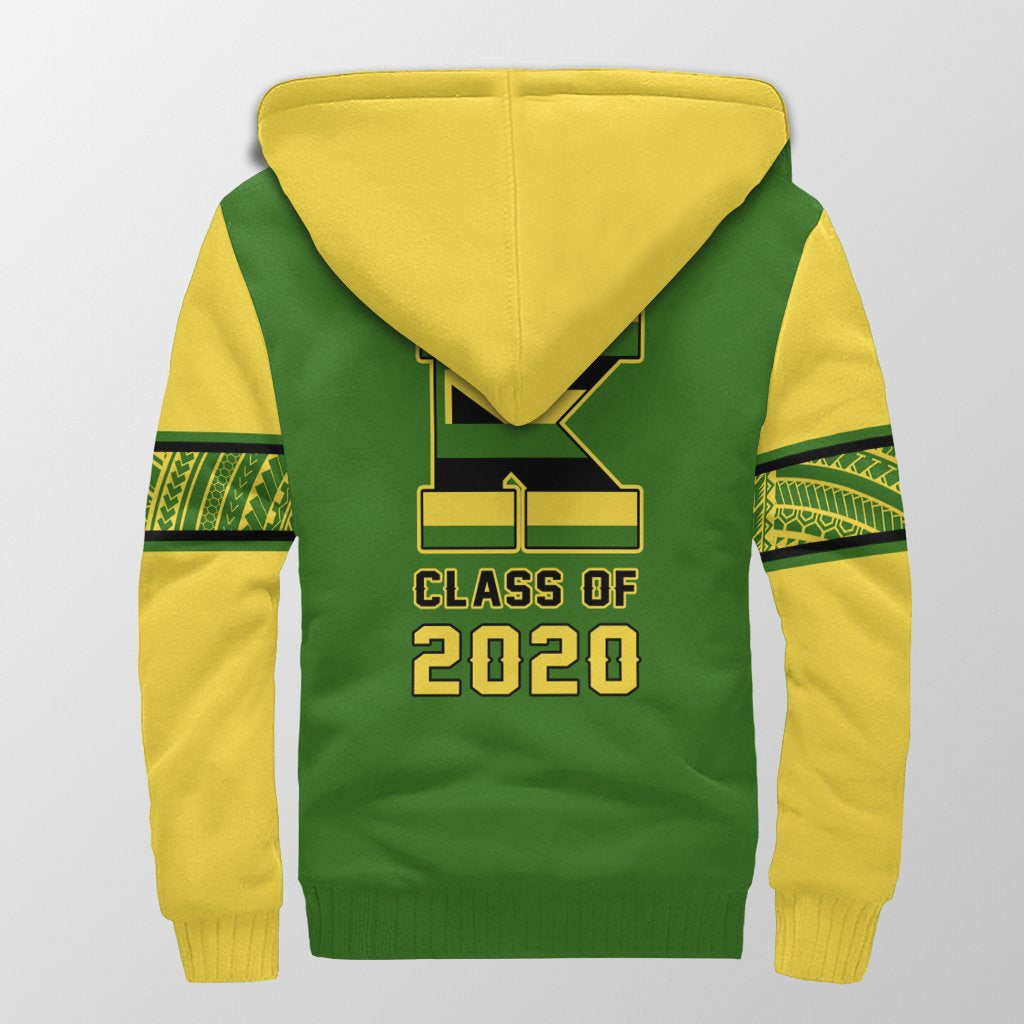 (Personalised) Hawaii - Kaimuki High Custom Your Class Sherpa Hoodie AH - Polynesian Pride