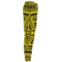 Polynesian Seamless Yellow Joggers - Polynesian Pride