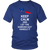 Samoa T Shirt Samoan Flag Keep Calm, Let Samoan Guy Handle It Unisex Royal Blue - Polynesian Pride