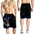 American Samoa Polynesian Custom Personalised Men's Shorts - Eagle With Flame Blue Blue - Polynesian Pride