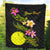 Palau Polynesian Custom Personalised Quilt - Plumeria Tribal - Polynesian Pride