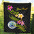 Federated States Of Micronesia Polynesian Custom Personalised Quilt - Plumeria Tribal - Polynesian Pride