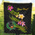 Pohnpei Polynesian Custom Personalised Quilt - Plumeria Tribal - Polynesian Pride