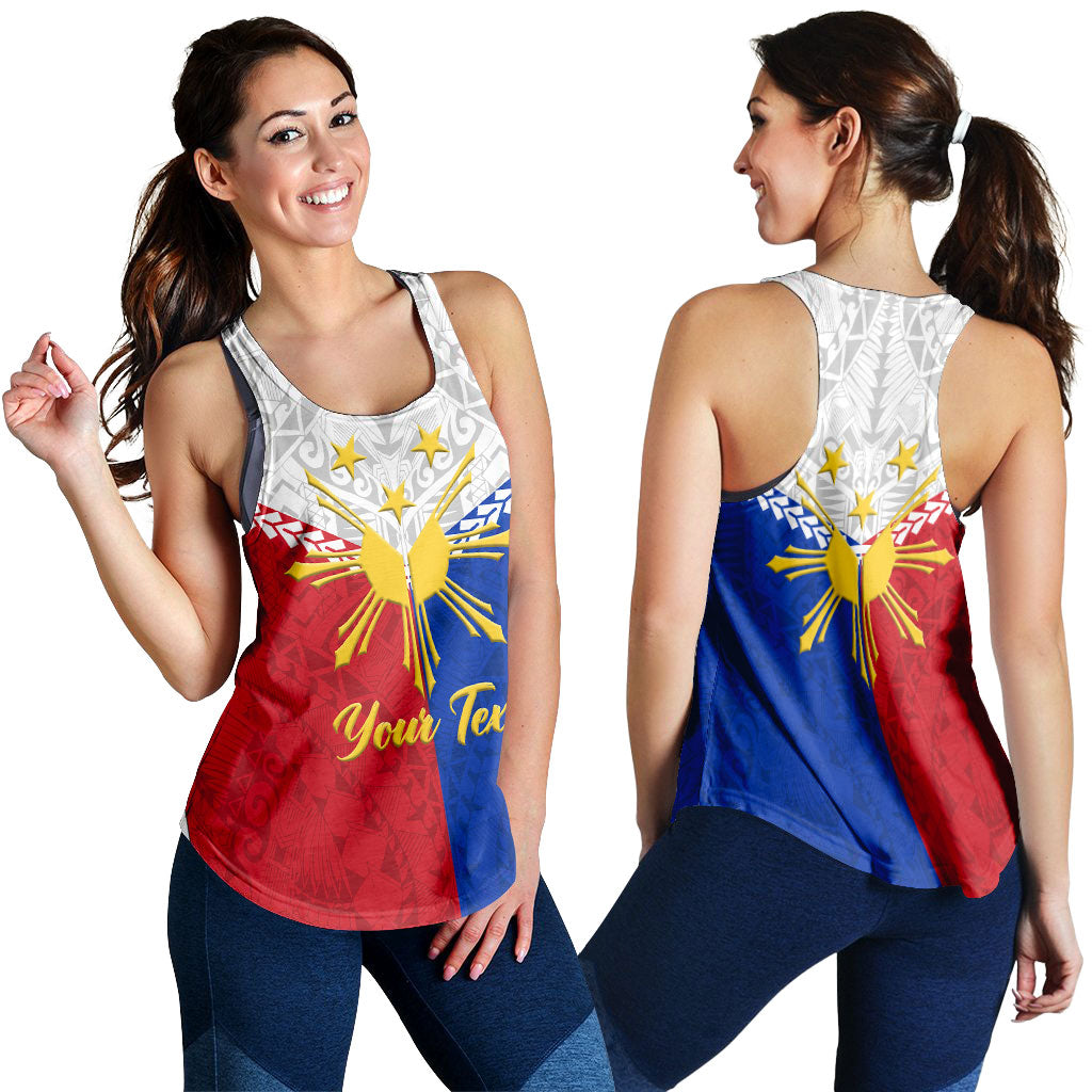 (Custom Personalised) The Philippines Legend Women Tank Top - LT12 Red - Polynesian Pride