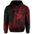 Hawaii King Polynesian Hoodie Durk Style Red - Polynesian Pride