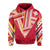 Hawaii Hoodie Football Jersey Style Red and Yellow - Polynesian Pride