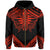 Hawaii Shark Polynesian Kanaka Red Hoodie (Zip up) Candy Style - Polynesian Pride