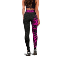 Pohnpei Rising Leggings (Pink) A6 - Polynesian Pride