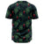 Tropical Monstera Leaf Green Baseball Jersey - Polynesian Pride