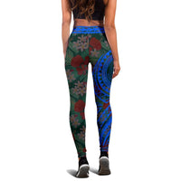 Hawaii Seal Leggings (Blue) A6 - Polynesian Pride