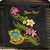 Tuvalu Polynesian Custom Personalised Quilt - Plumeria Tribal - Polynesian Pride