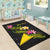 Tokelau Polynesian Custom Personalised Area Rug - Plumeria Tribal - Polynesian Pride