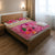 Yap Polynesian Custom Personalised Bedding Set - Floral With Seal Pink - Polynesian Pride