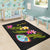 Guam Polynesian Custom Personalised Area Rug - Plumeria Tribal - Polynesian Pride