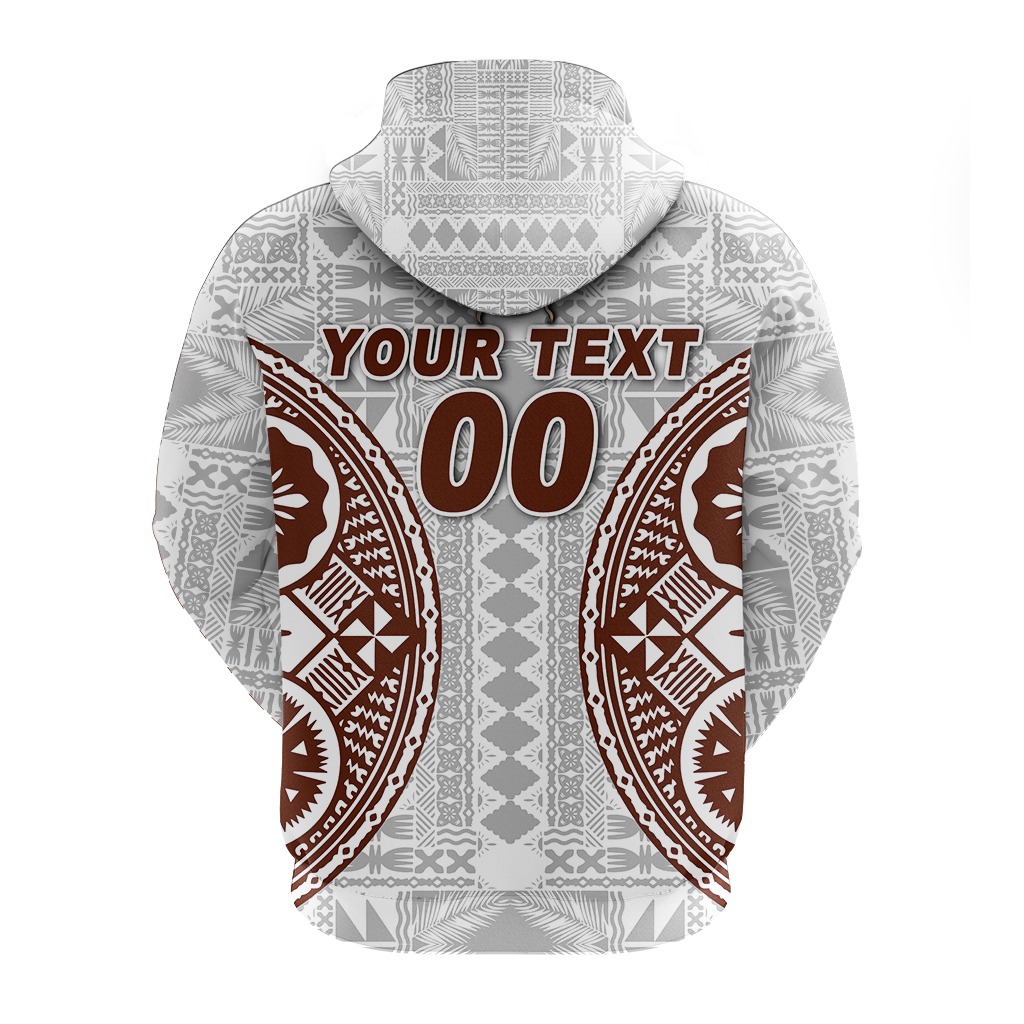 Custom Fiji Kaiviti Tapa Pattern Hoodie LT12 - Polynesian Pride